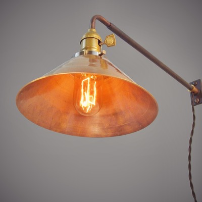 Vintage industrial style wall sconce