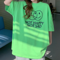 Free Shipping-"NOT HAPPY NOT SAD" TEE - Thumbnail 3