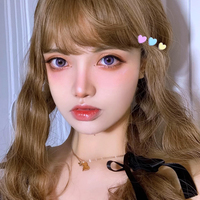 Golden Mixed Curly Long Wigs - Thumbnail 3