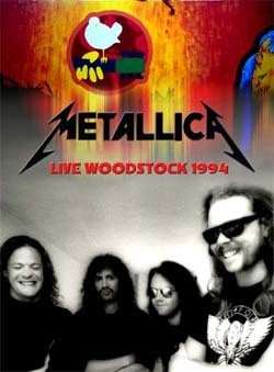METALLICA Live In Woodstock 1994 DVD
