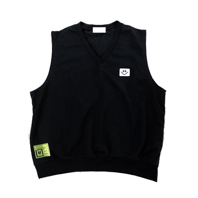 Free Shipping-SMILEY FACE SWEATER VEST