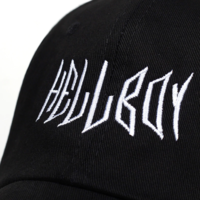 "HELLBOY" CAP IN BLACK - Thumbnail 2