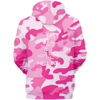 "HELLBOY" PINK CAMO HOODIE - Thumbnail 3