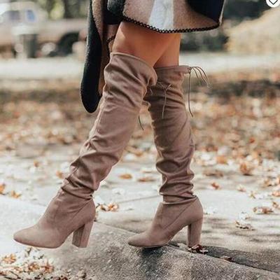 Unique ruched over-the-knee boots cheap hot h5710