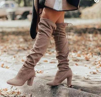 Unique Ruched Over-The-Knee Boots Cheap hot H5710