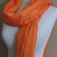 Orange Pashmina Scarf, Bridesmaid Shawl, Wedding Shawl - or CHOOSE Your Color-2