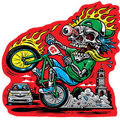 Bike maniac sticker - Thumbnail 2