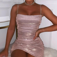 Backless Sling High Waist Dress - Thumbnail 1