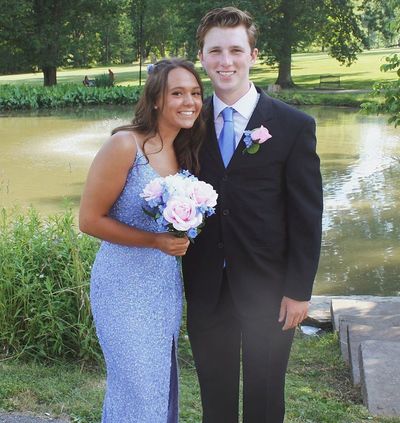 Sparkly Mermaid Sky Blue Sequin Side Split Long Formal Prom Dresses