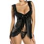 Womens Lace Lingerie Sleepwear-2