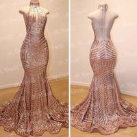 Luxurious Sparkly Sequins Mermaid Long Evening Dress,890 - Thumbnail 2