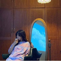 Cute Pastel Aesthetics Clouds Pig Embroidery Vintage Short Sleeve Shirt Oversized Loose T-shirt Top E-Girl Kawaii Korean Japanese Harajuku Streetwear - Thumbnail 2