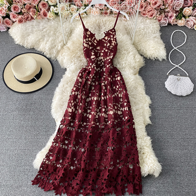 Cute lace short dress party dress - Thumbnail 3