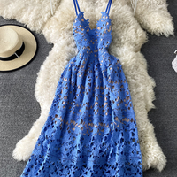 Cute lace short dress party dress - Thumbnail 7
