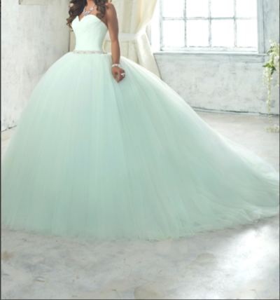 White Ball Gown Prom Dress, Sweetheart Tulle Beaded Quinceanera Dresses,Sweet 16 Dresses,167