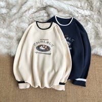 Cute Sushi Fish Knit Soft Long Sleeve Hoodie Oversized Loose Sweater Sweatshirt Pullover Jumper E-Girl Kawaii Korean Japanese Harajuku Streetwear - Thumbnail 5
