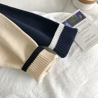 Cute Sushi Fish Knit Soft Long Sleeve Hoodie Oversized Loose Sweater Sweatshirt Pullover Jumper E-Girl Kawaii Korean Japanese Harajuku Streetwear - Thumbnail 7