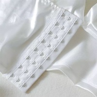 Cute Black White Shiny Silk Crop Top Sleeveless Shirt Tank Spaghetti Strap Blouse Summer Club Party E-Girl Kawaii Korean Japanese Harajuku Streetwear - Thumbnail 5