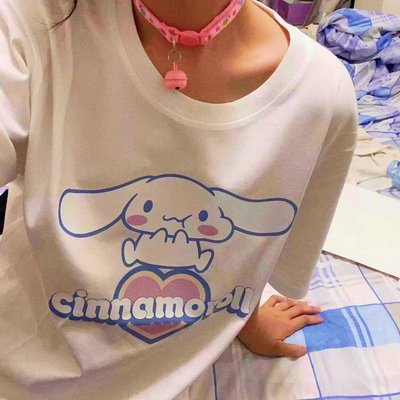 Cinnamoroll printed short sleeve tee