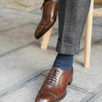 Handmade Brown Latest Design Shoes For Men, Captoe Lace Up Shoes - Thumbnail 1