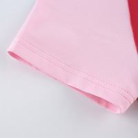 Cute Strawberry Embroidery Patchwork Short Sleeve Shirt Crop Top T-shirt Tee Casual Summer E-Girl Kawaii Korean Japanese Harajuku Streetwear - Thumbnail 7