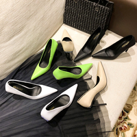 Black high heels women 2021 S-253 - Thumbnail 3