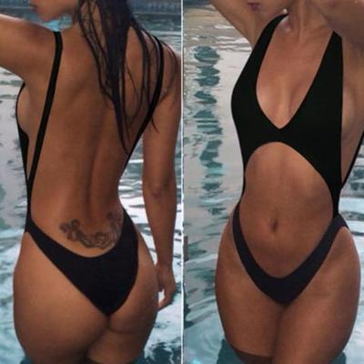 Fashion sexy bikini one piece swimsuit - Thumbnail 4