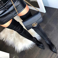 Women's boots over the knee S-265 - Thumbnail 2