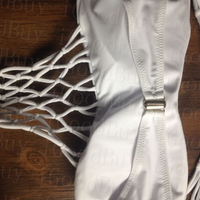 Sexy white Pierced Bikinis Set - Thumbnail 1