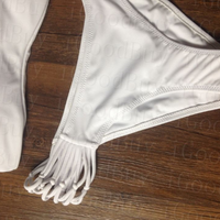 Sexy white Pierced Bikinis Set - Thumbnail 3