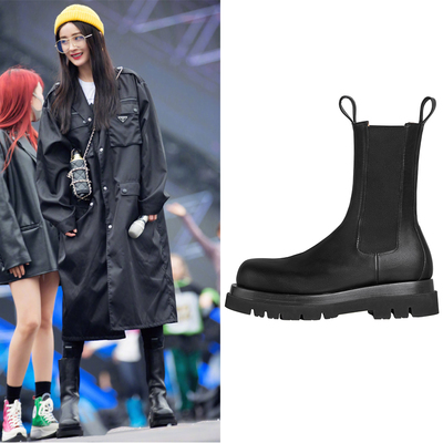 Black martin boots women's short boots s-272