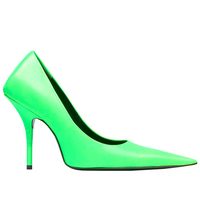 Green high heels female stiletto heel S-258 - Thumbnail 5