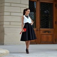 Solid Color Fashion Skirts - Thumbnail 1