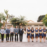 Short bridesmaid dress,navy blue bridesmaid dress,chiffon bridesmaid dress,short sleeve bridesmaid dress,hi-lo bridesmaid dress,921 - Thumbnail 2