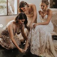 Sexy Sweetheart Wedding Dress, Lace Wedding Dress, Long Bridal Dress,215 - Thumbnail 1