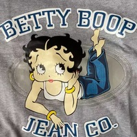 Cute 80s 90s Vintage Cartoon Girl Print Long Sleeve Shirt Hoodie Pullover Sweatshirt Sweater Casual E-Girl Kawaii Korean Japanese Harajuku Streetwear - Thumbnail 8