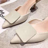 Stiletto pointed sexy toe sandals S-289 - Thumbnail 1