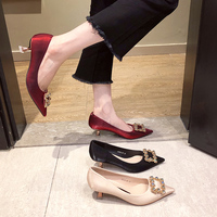 Red high heels female stiletto heel S-292 - Thumbnail 2