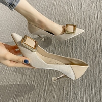 2021 comfortable stiletto 8cm single shoes S-293 - Thumbnail 1