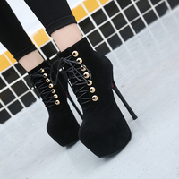 2021 sexy stiletto Martin boots S-295 - Thumbnail 2