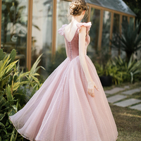 Cute A line short prom dress cute evening dress - Thumbnail 1