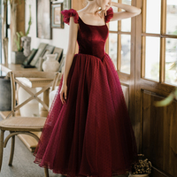 Cute A line short prom dress cute evening dress - Thumbnail 6