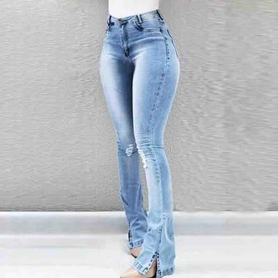Sexy High Waist Hole Jeans
