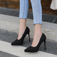 Silver high heels stiletto shoes S-322 - Thumbnail 3