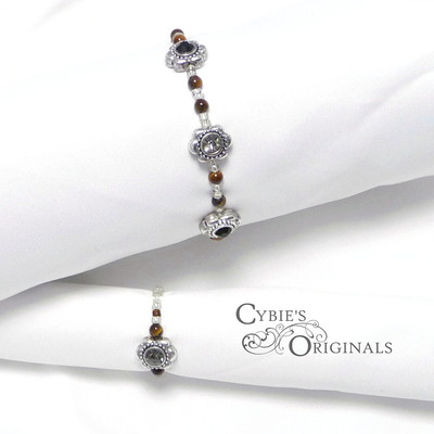 Tiger eye bracelet and ring - Thumbnail 3