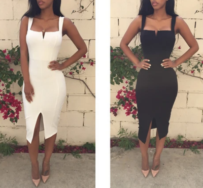 V-Neck Sexy Sling Sleeveless Dress