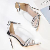 Fashion new stiletto sandals 2021 S-326 - Thumbnail 2