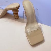 2021 featured gourd heel sandals four seasons women's shoes S-327 - Thumbnail 2