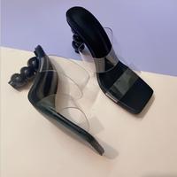 2021 featured gourd heel sandals four seasons women's shoes S-327 - Thumbnail 3