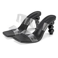 2021 featured gourd heel sandals four seasons women's shoes S-327 - Thumbnail 4